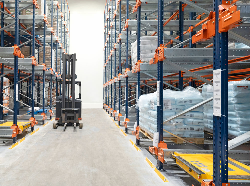 The Pallet Shuttle is an ideal solution for warehouses with SKUs and up to eight metres in height