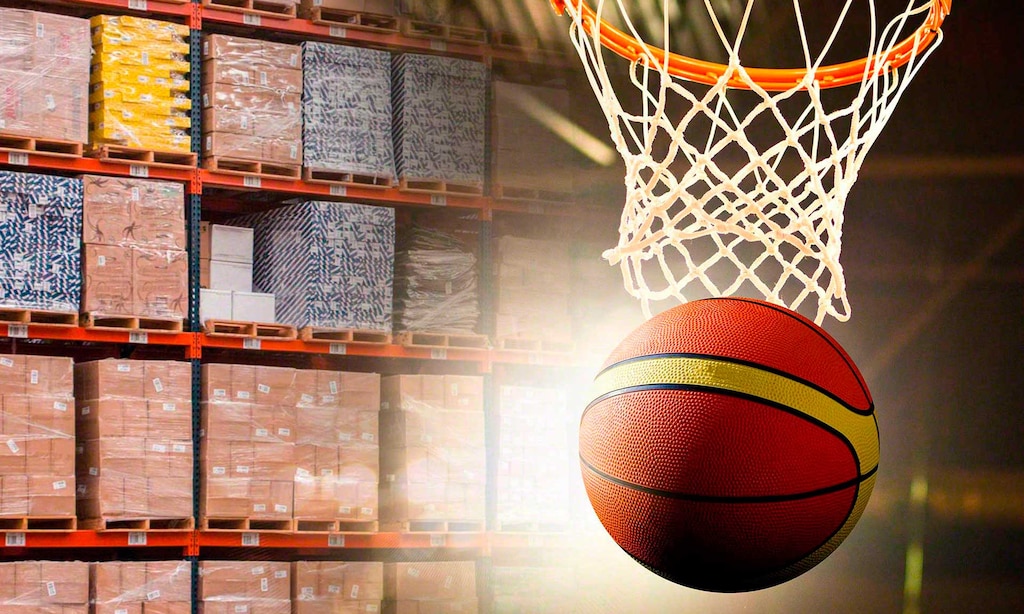 United Sports Brands Europe's warehouse for sporting goods in Belgium